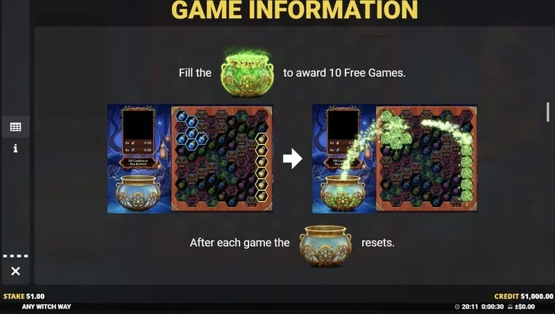 Any Witch Way - kuali penuh dan permulaan Free Games